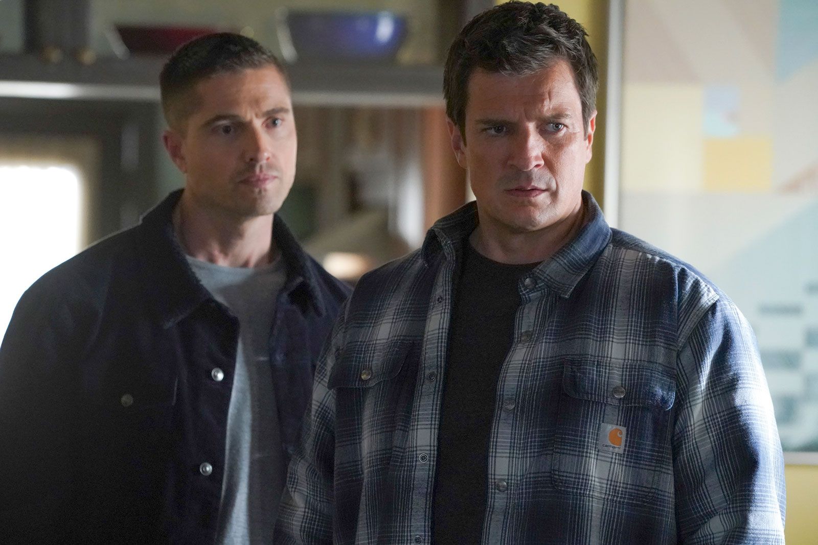 Saison 4 The Rookie The Rookie : le flic de Los Angeles : Photo Eric Winter, Nathan Fillion