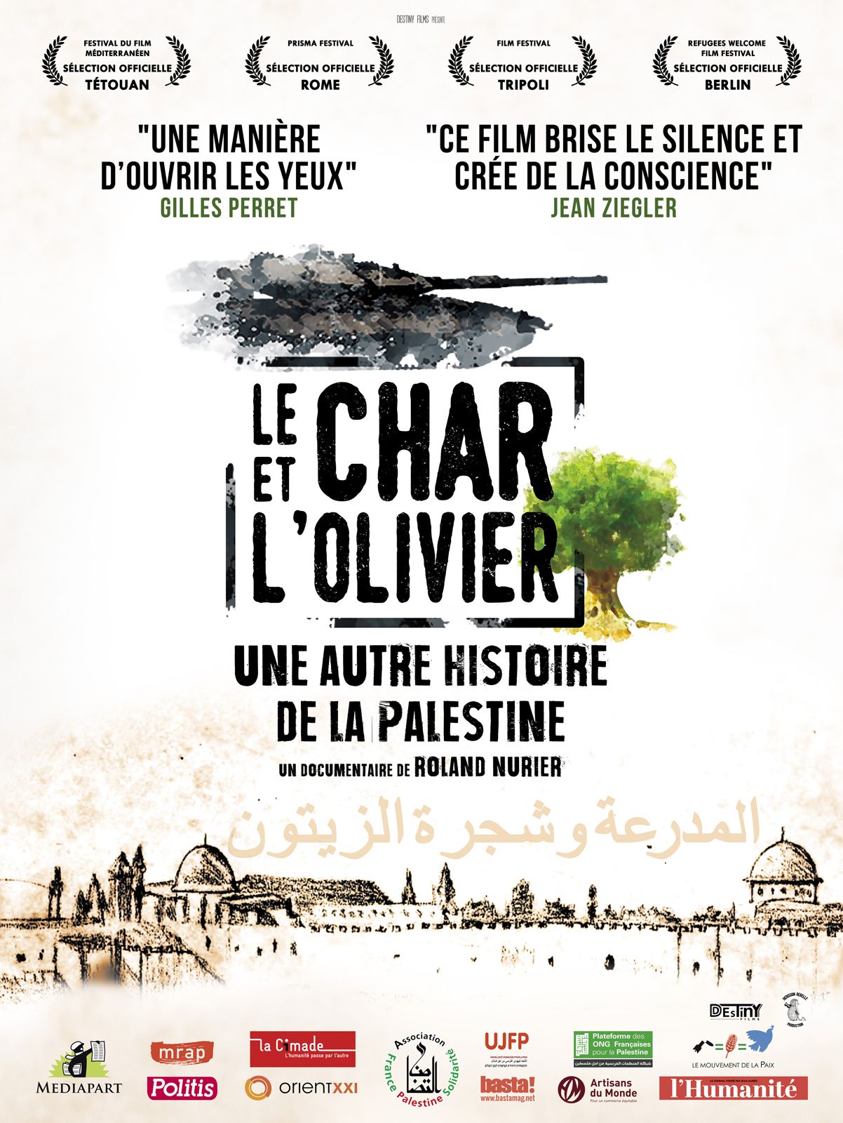 Le Char et l'olivier, une autre histoire de la Palestine streaming fr