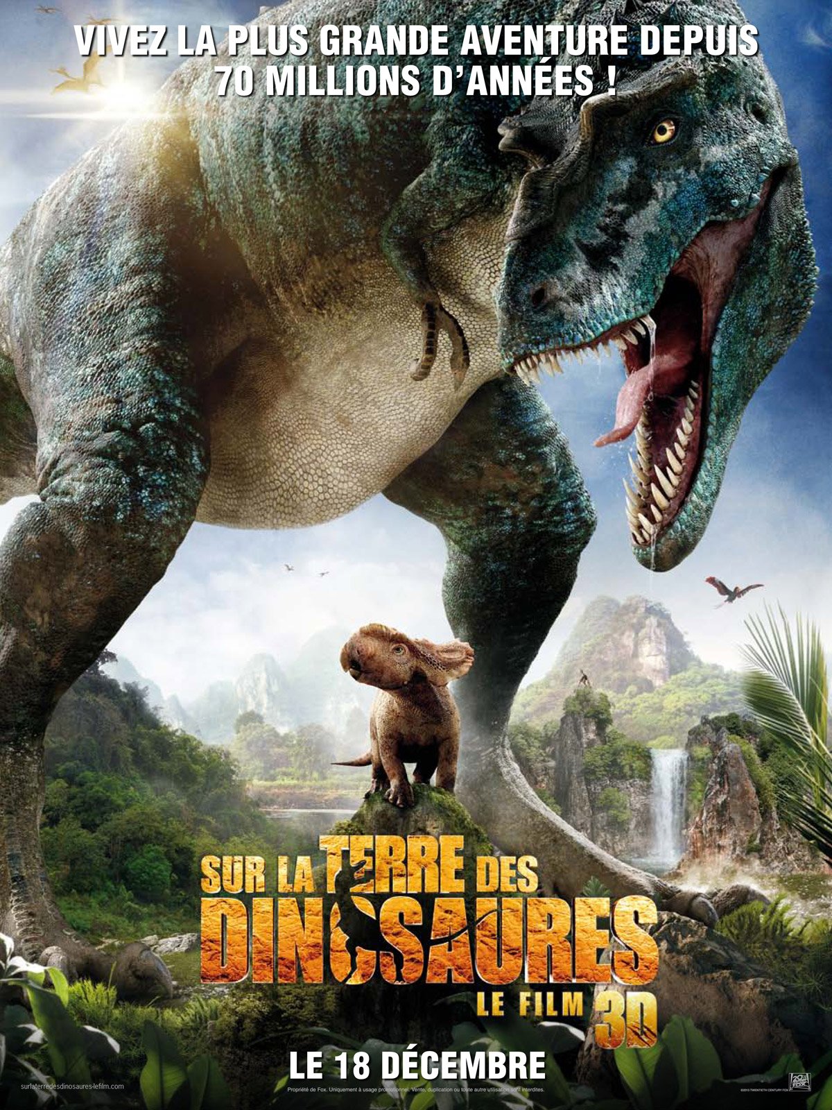 Sur la terre des dinosaures, le film 3D - film 2012 - AlloCiné