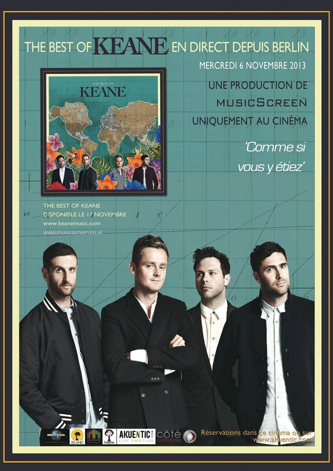 Concert de Keane (Côté Diffusion) streaming fr