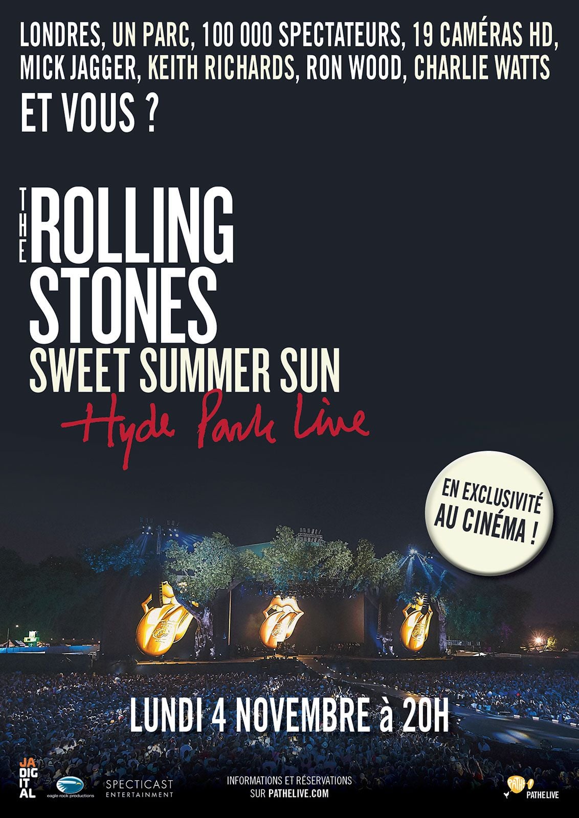 The Rolling Stones - Hyde Park Live streaming gratuit
