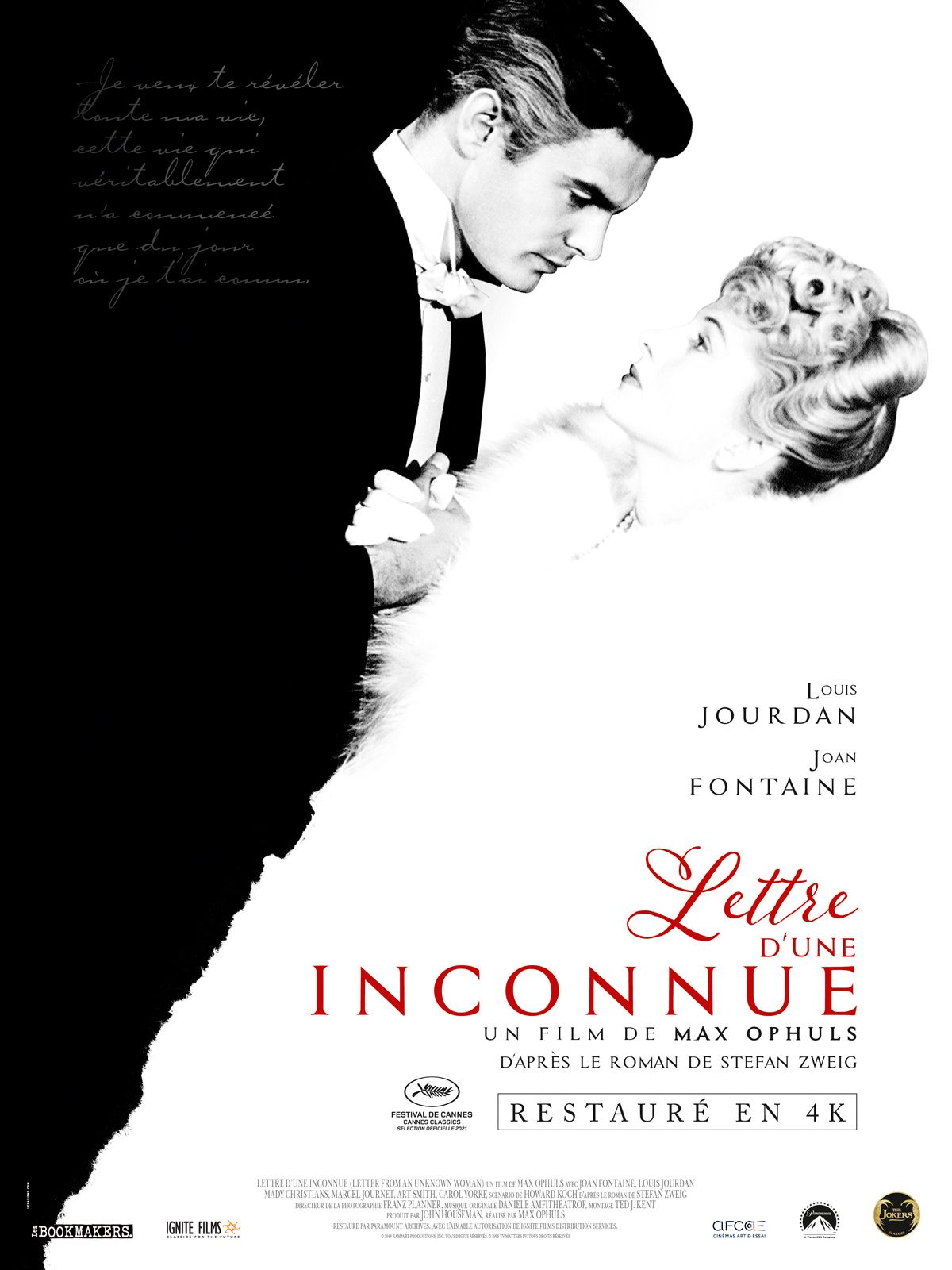 Lettre d'une inconnue streaming vf gratuit