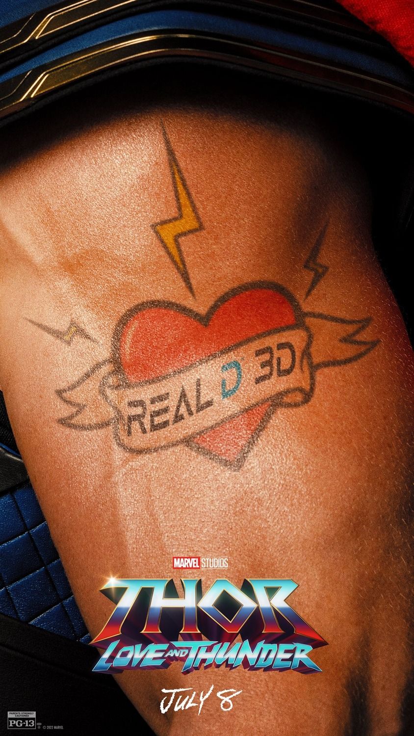 Thor Love And Thunder Tatouage Affiche du film Thor: Love And Thunder - Photo 21 sur 36 - AlloCiné
