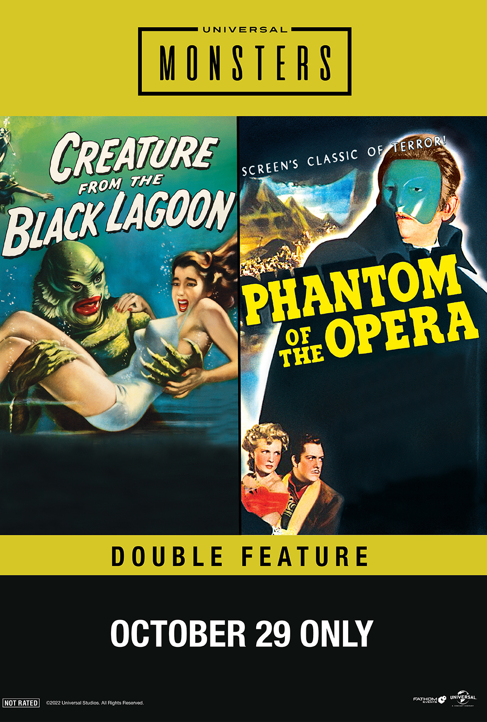 Creature from the Black Lagoon (1954) & The Phantom of the Opera (1943)