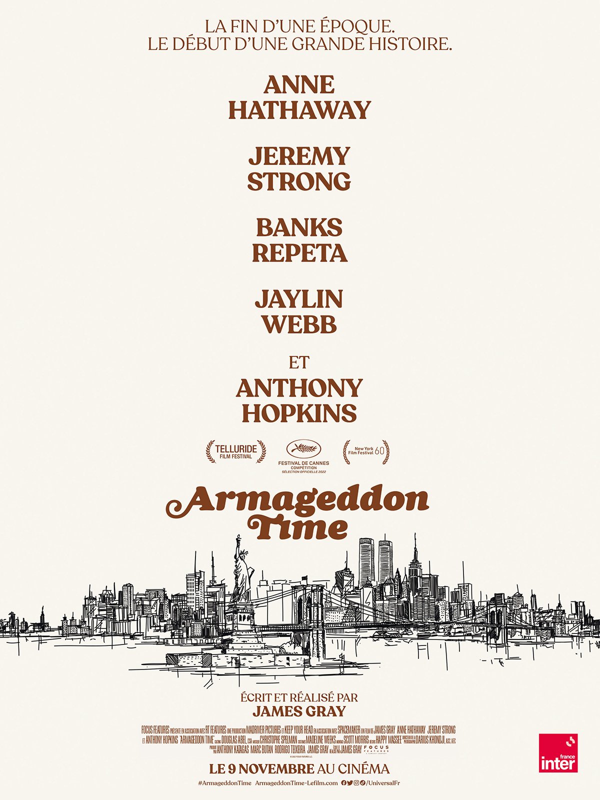 Affiche film ARMAGEDDON TIME