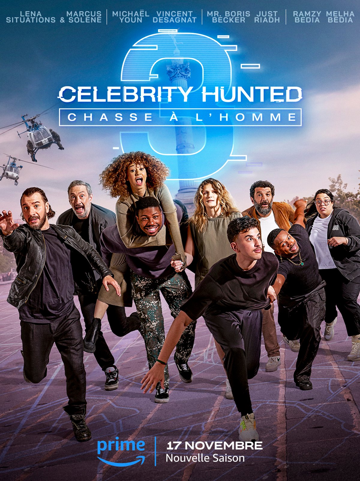 Prime Video dévoile le casting de la nouvelle saison de Celebrity  Hunted - Chasse à l'homme