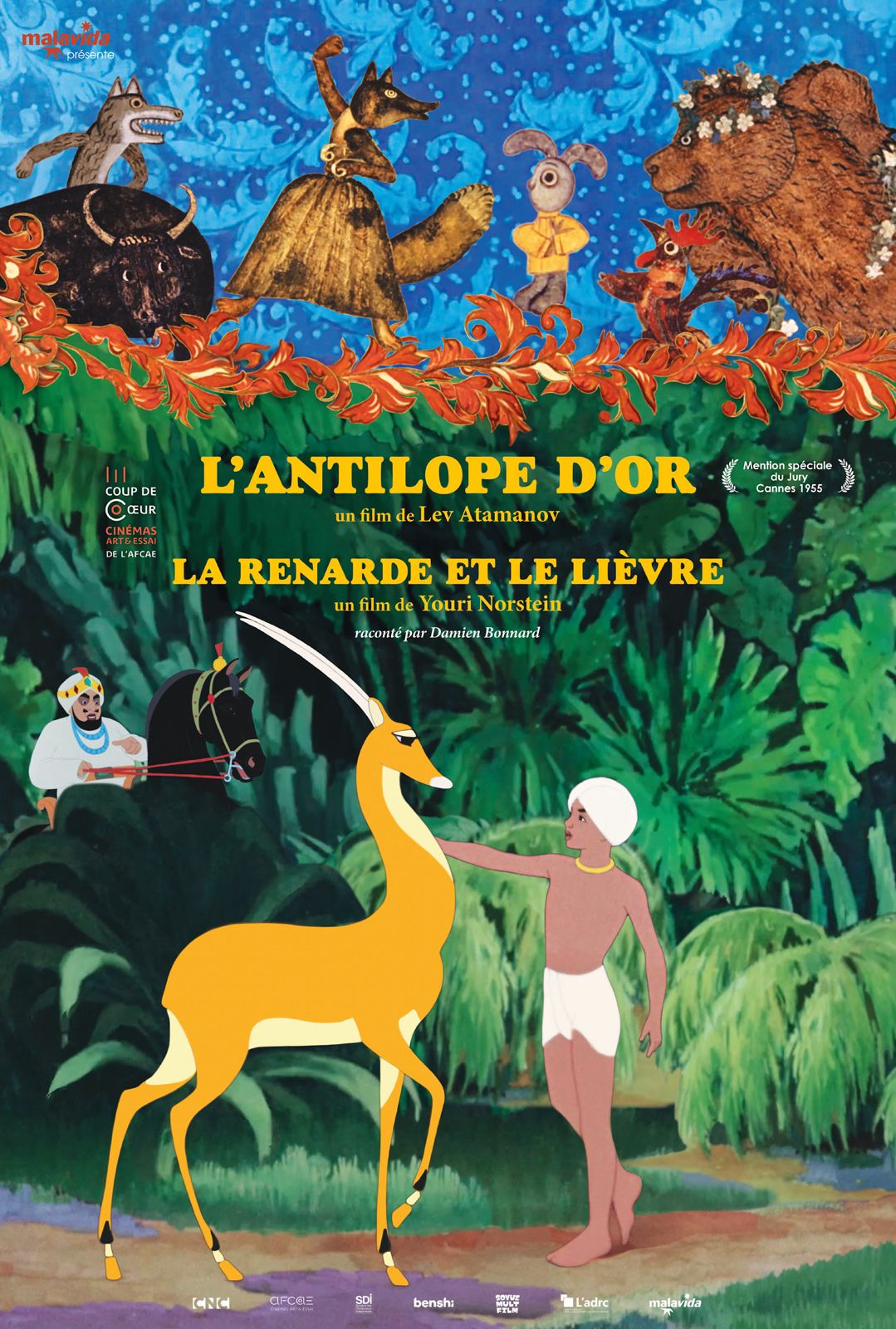 Cin mas Et S ances Du Film L Antilope D or La Renarde Et Le Li vre 