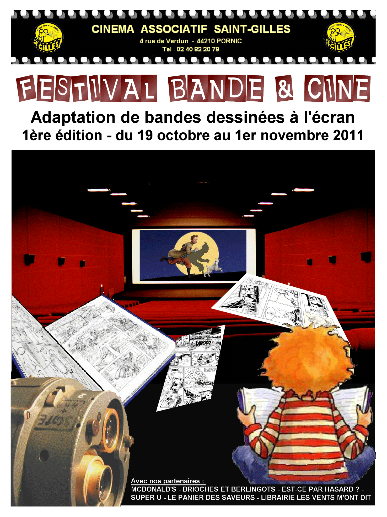 Festival Bande et Ciné - Festival d'adaptation de bandes dessinées à l'écran