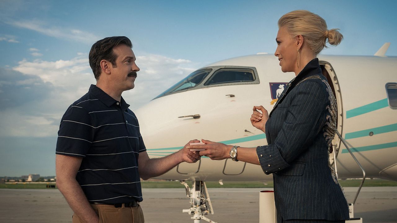 Photo Jason Sudeikis, Hannah Waddingham