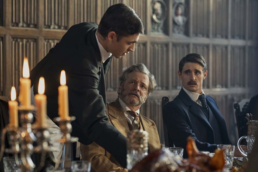 Photo Dónal Finn, Colin Firth, Hero Fiennes Tiffin, Max Irons