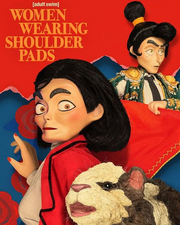 Women Wearing Shoulder Pads : Affiche