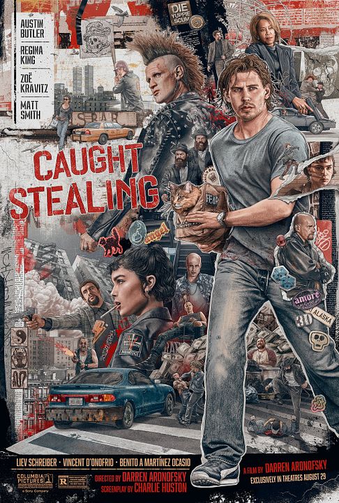 Pris au piège - Caught Stealing : Affiche
