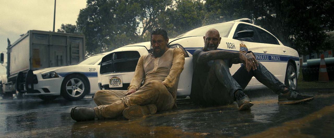 Photo Dave Bautista, Jason Momoa