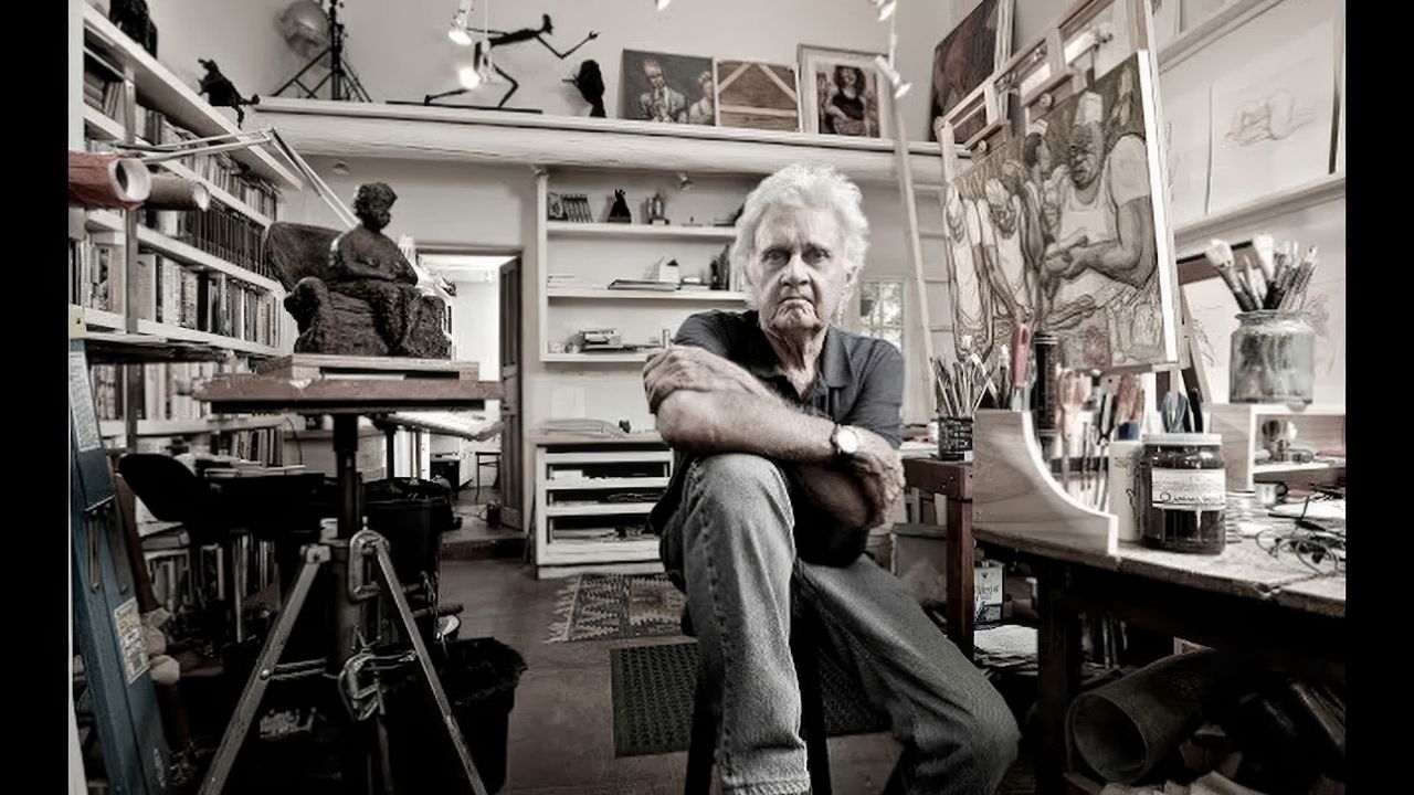 A Savage Art: The Life & Cartoons of Pat Oliphant : Photo