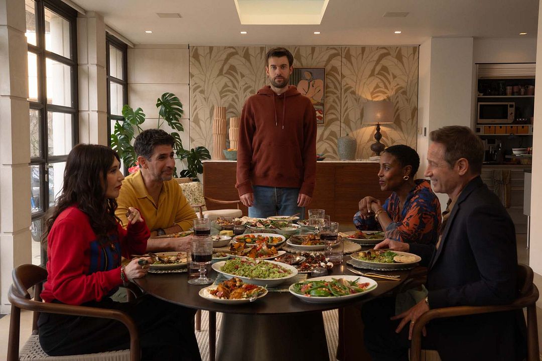Photo Jack Whitehall, Christine Adams, Raza Jaffrey, David Duchovny, Carice van Houten