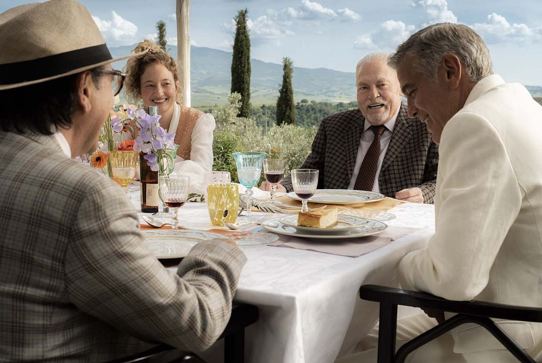 Jay Kelly : Photo Alba Rohrwacher, George Clooney, Stacy Keach