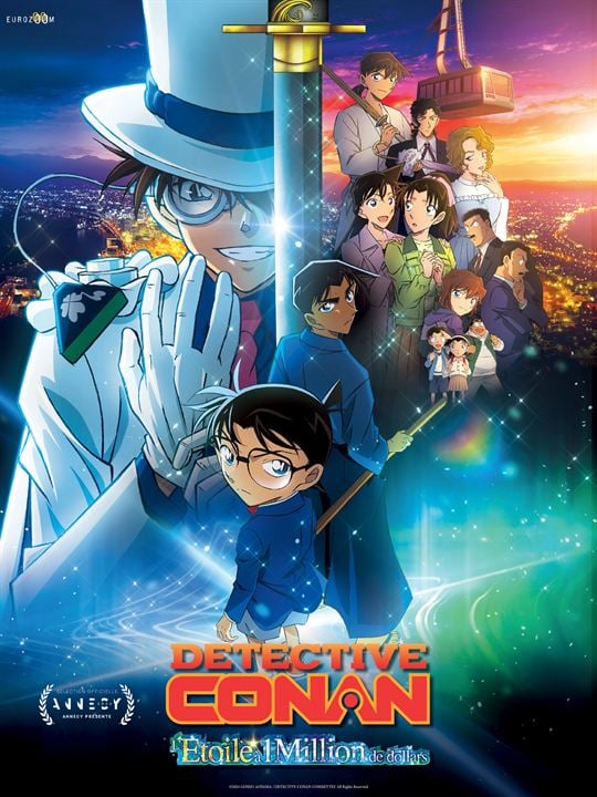 Détective Conan: l'étoile à 1 million de dollars : Affiche