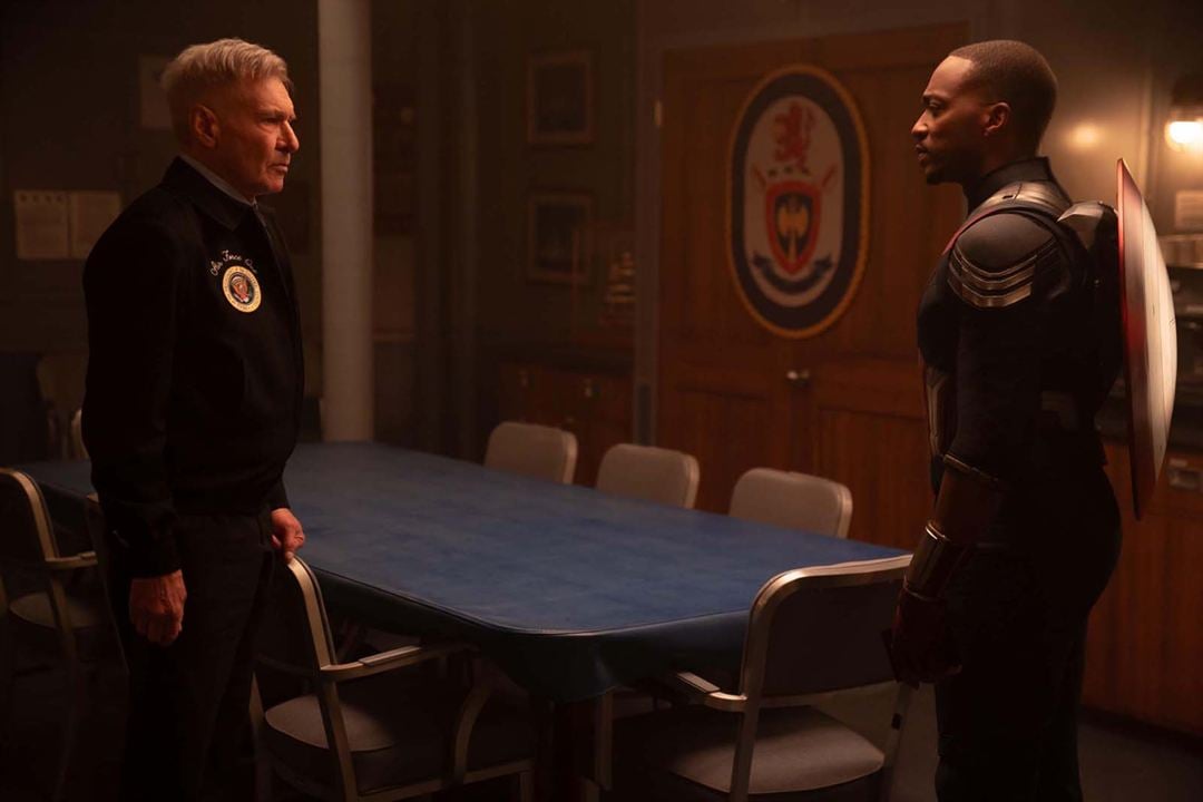 Captain America: Brave New World : Photo Anthony Mackie, Harrison Ford