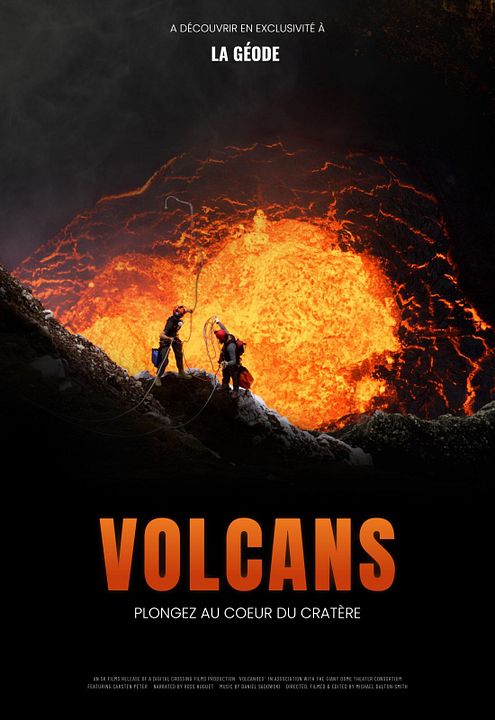Volcans : Plongez au cœur du cratère : Affiche