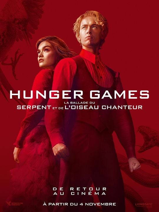 Hunger Games: la Ballade du serpent et de l'oiseau chanteur : Affiche