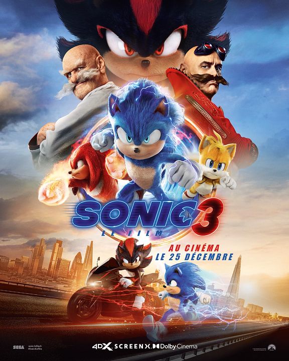 Sonic 3 le film : Affiche