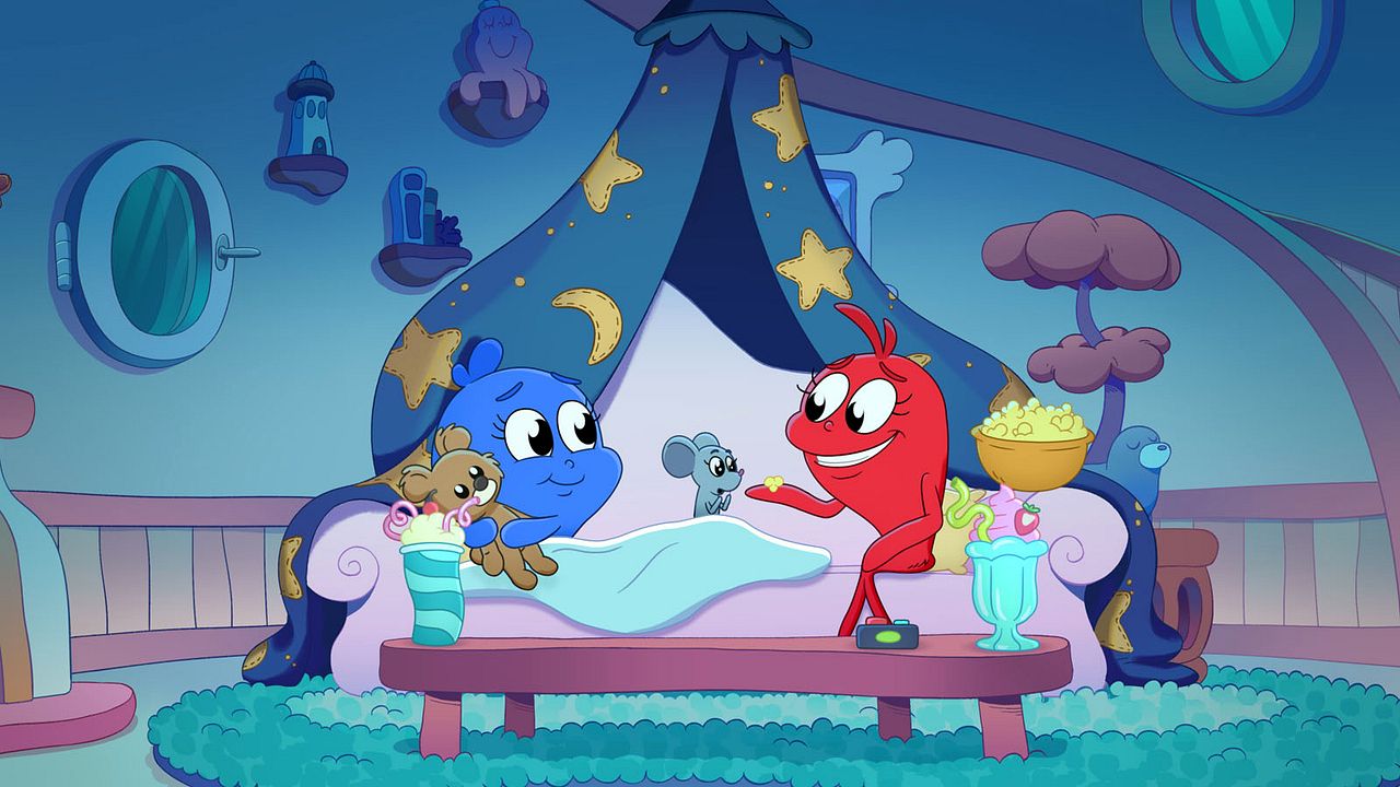 Un poisson rouge, un poisson bleu : Photo