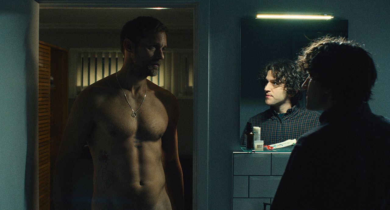 Pillion : Photo Harry Melling, Alexander Skarsgård