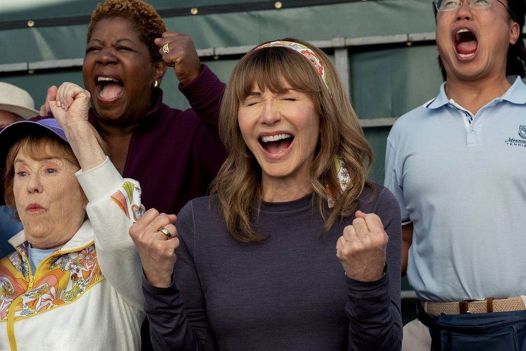 Les Fous du Pickleball : Photo Mary Steenburgen, Aaron Chen