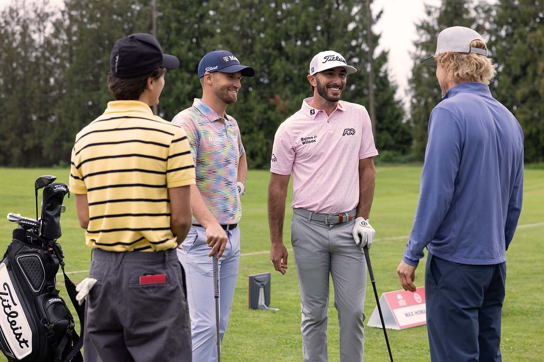 Photo Wyndham Clark, Owen Wilson, Peter Dager, Max Homa