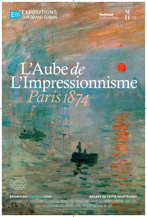 L’aube de l’impressionnisme : Paris 1874 : Affiche