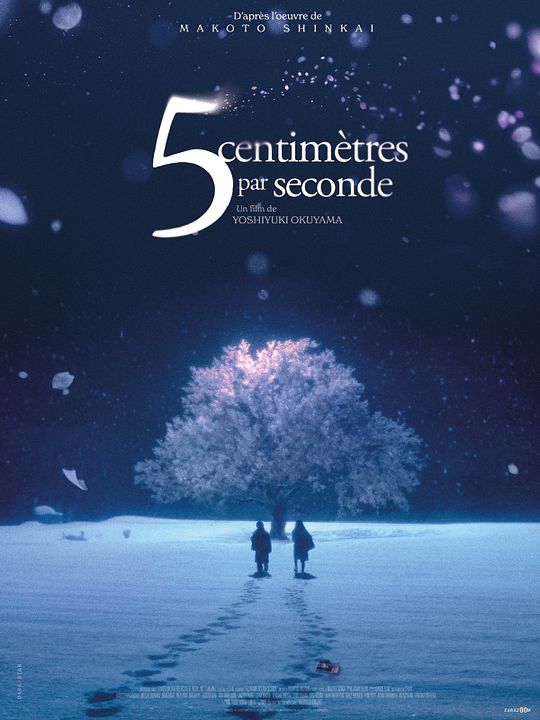 5 centimètres par seconde : Affiche