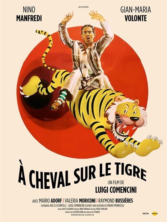 À cheval sur le tigre : Affiche