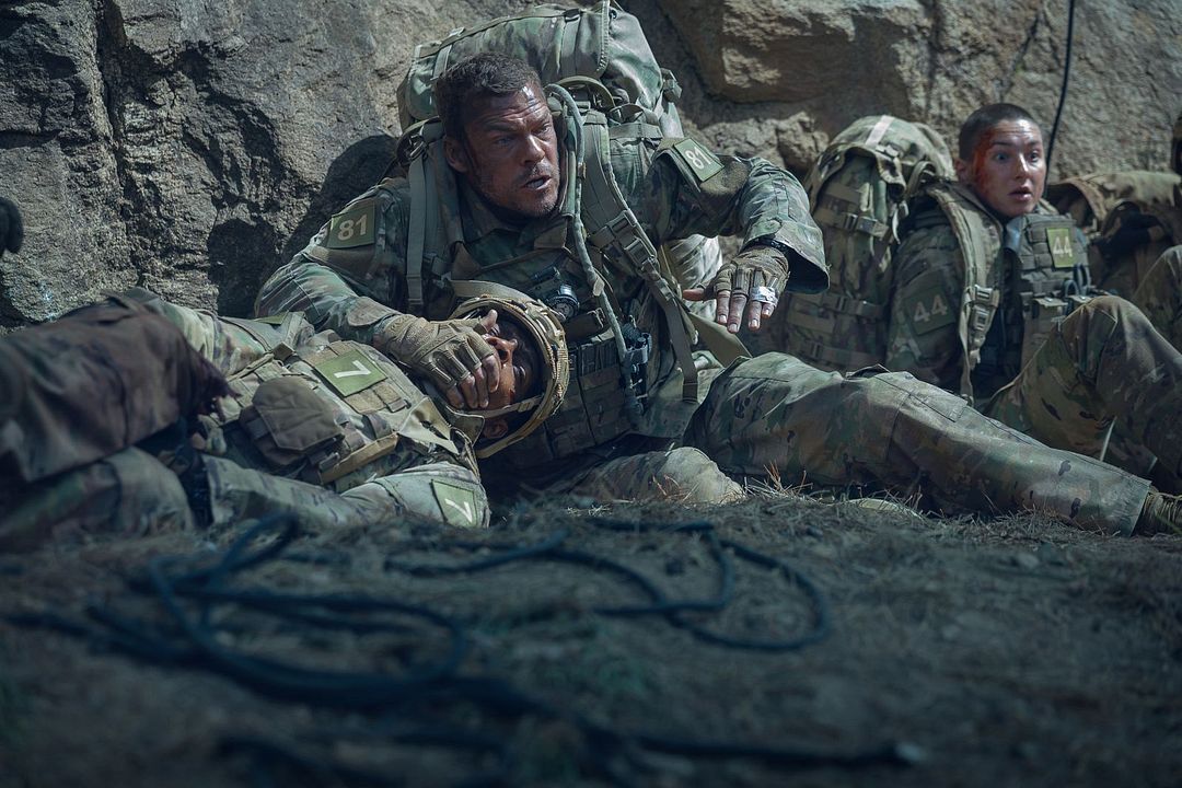 War Machine : Photo Alan Ritchson, Alex King, Stephan James