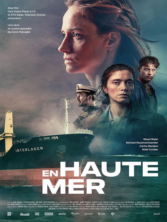 En haute mer : Affiche