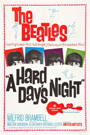 A Hard Day’s night (Quatre garçons dans le vent) : Affiche