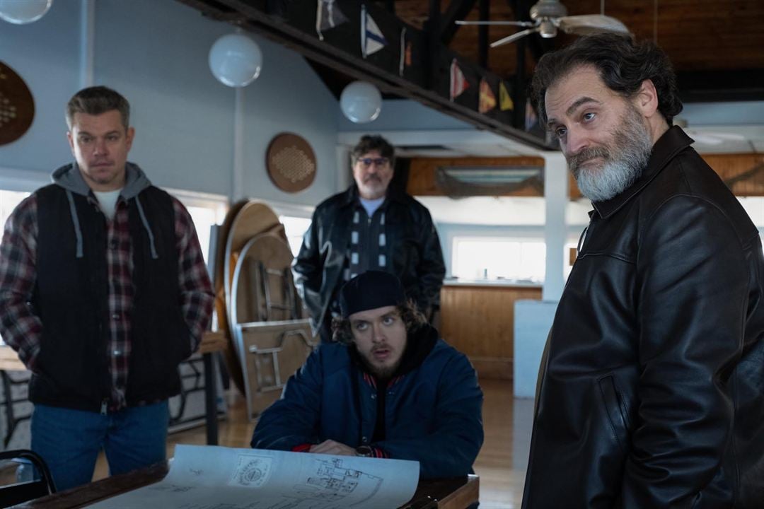 The Instigators : Photo Jack Harlow, Alfred Molina, Matt Damon, Michael Stuhlbarg