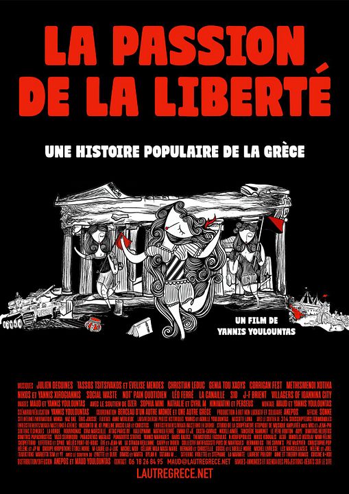 La passion de la liberté, une histoire populaire de  la Grèce : Affiche
