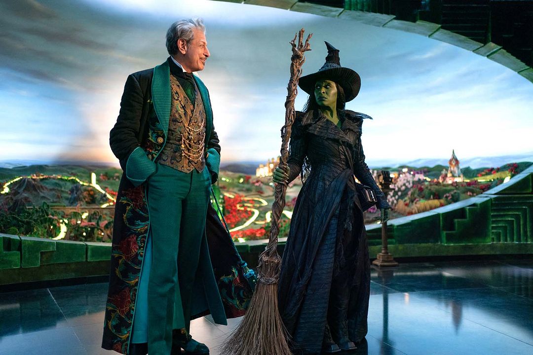 Wicked : partie II : Photo Cynthia Erivo, Jeff Goldblum