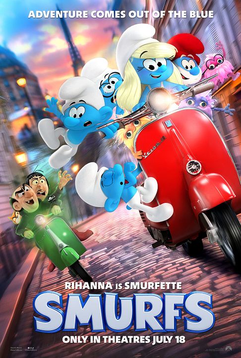 Les Schtroumpfs - Le film : Affiche