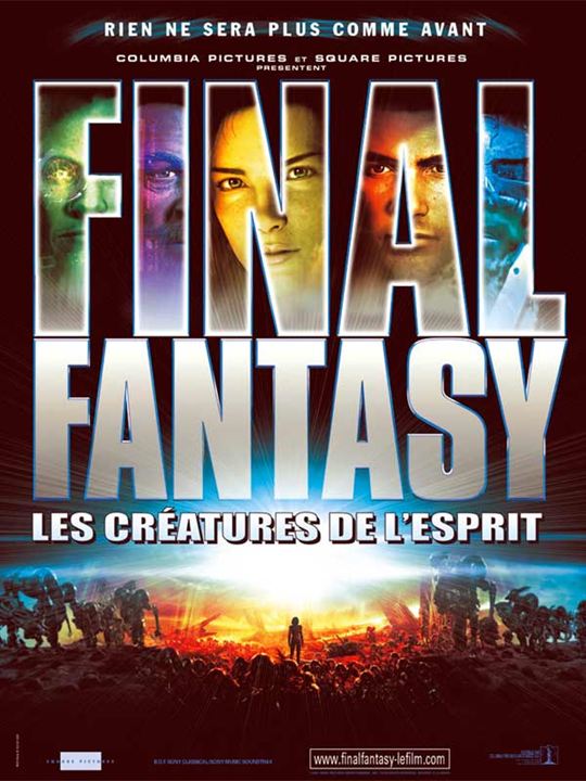 Final fantasy, les créatures de l'esprit : Affiche