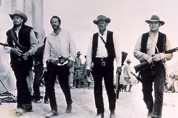 La Horde sauvage : Photo Ben Johnson, Ernest Borgnine, Warren Oates, William Holden