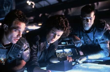 Aliens le retour : Photo James Cameron, Sigourney Weaver, Bill Paxton