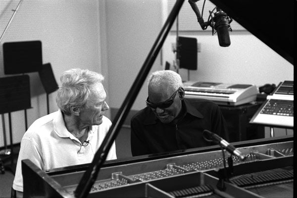 Piano Blues : Photo Clint Eastwood, Ray Charles