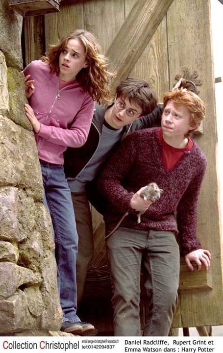 Harry Potter et le Prisonnier d'Azkaban : Photo Alfonso Cuarón, Daniel Radcliffe, Emma Watson, Rupert Grint