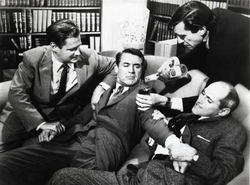 La Mort aux trousses : Photo Alfred Hitchcock, Cary Grant