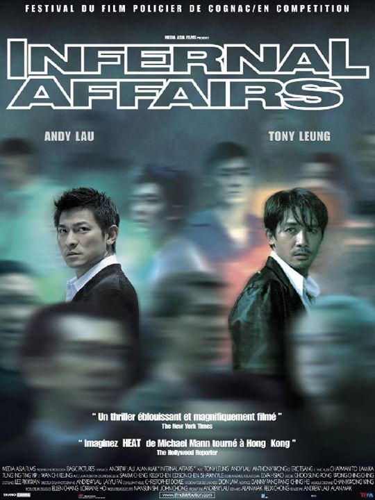 Infernal affairs : Affiche Alan Mak, Andrew Lau, Tony Leung Chiu-Wai
