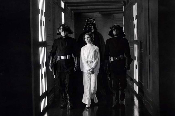 Star Wars : Episode IV - Un nouvel espoir (La Guerre des étoiles) : Photo Carrie Fisher, David Prowse