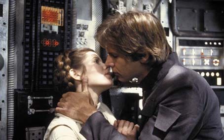 Star Wars : Episode V - L'Empire contre-attaque : Photo Irvin Kershner, Harrison Ford, Carrie Fisher