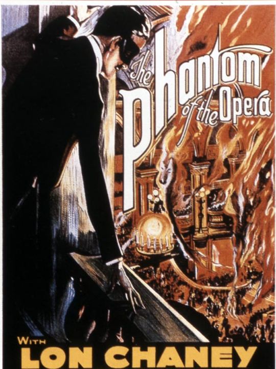 Le Fantôme de l'Opéra : Affiche Lon Chaney, Rupert Julian