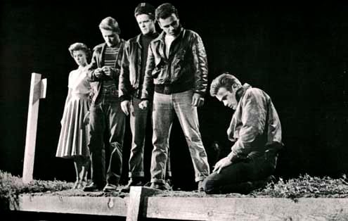 La Fureur de vivre : Photo Nicholas Ray, Dennis Hopper, Natalie Wood, James Dean